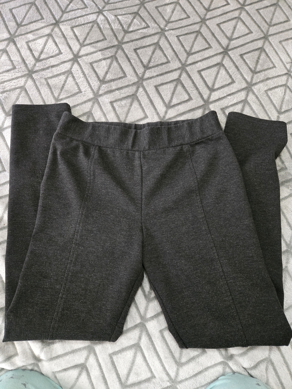 INC International Concepts Ladies Charcoal Gray Leggings Size 8